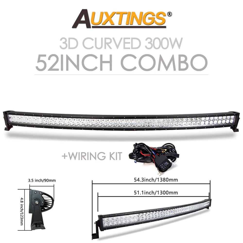 52" Curved Light Bar