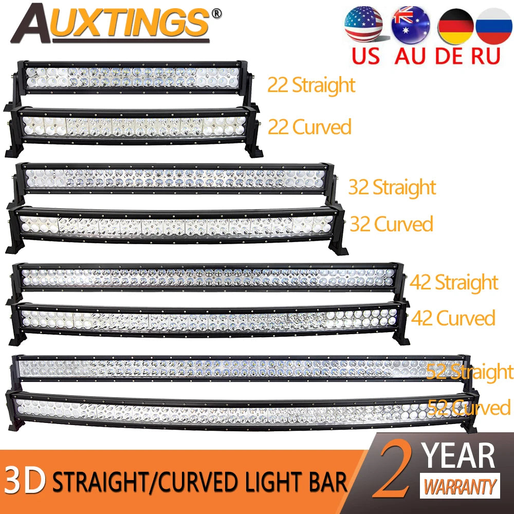 52" Curved Light Bar