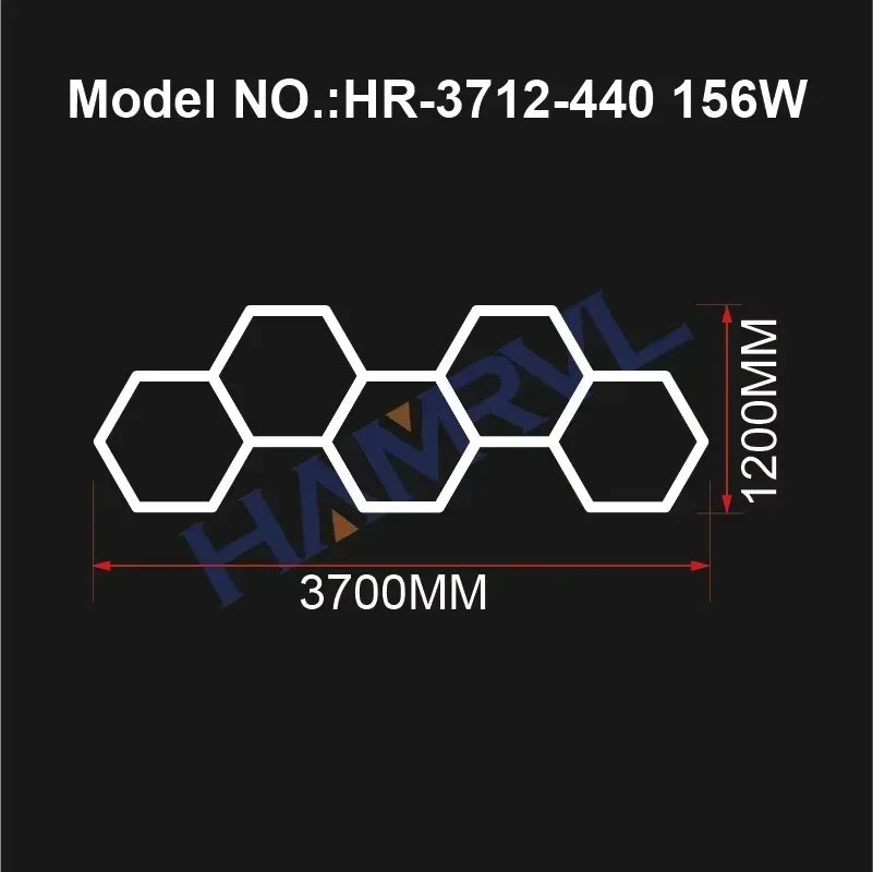 Hexagon LED Garage Light