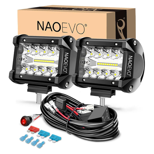 4" LED Spot Lights x2