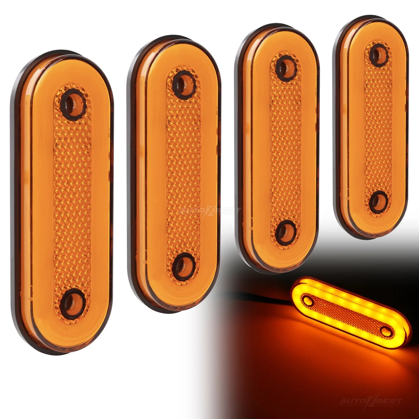 LED Amber Side Markers - 4 Pack
