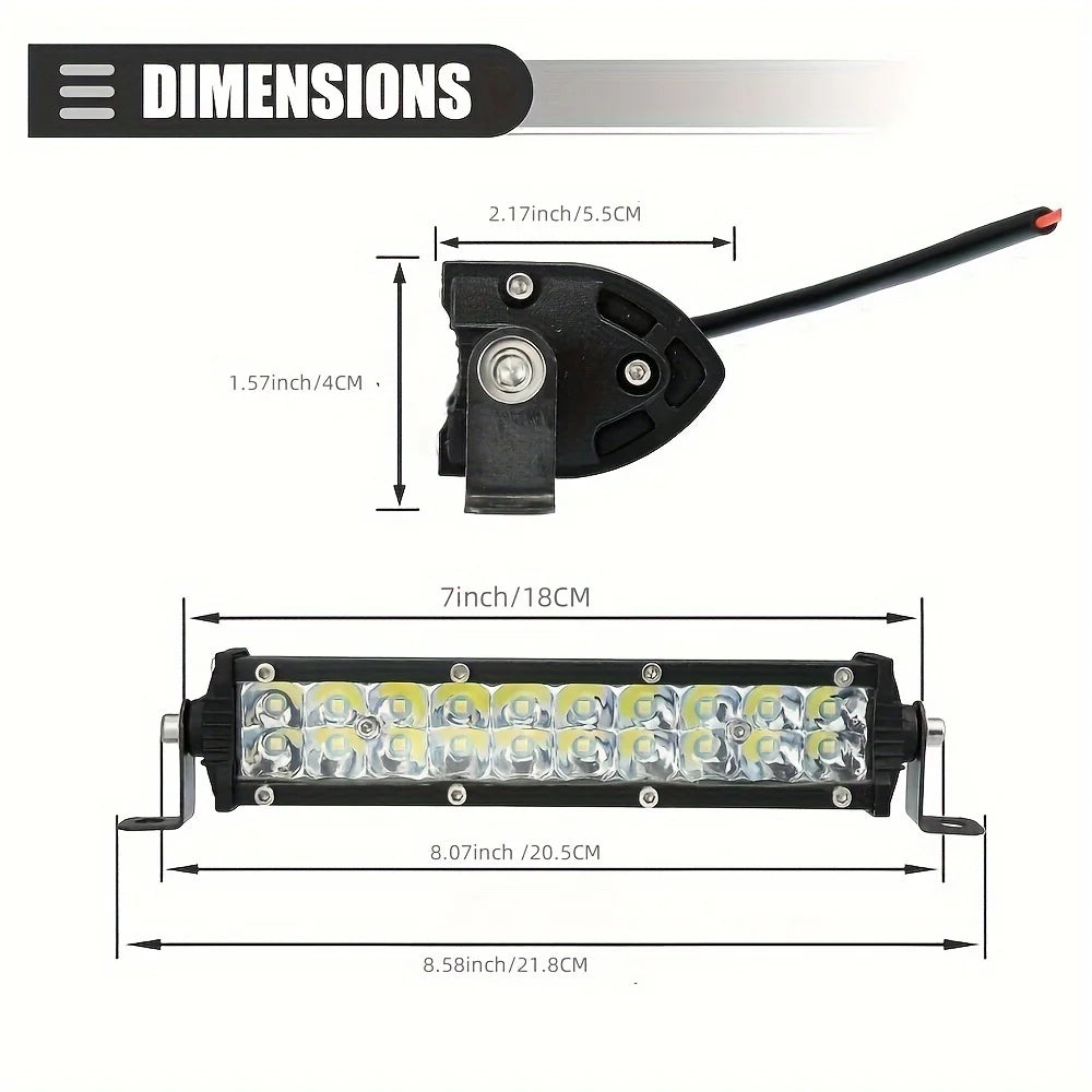 7" Slim Light Bar