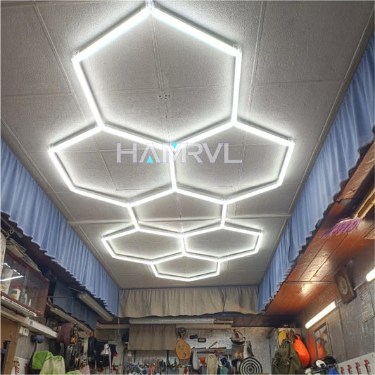 Hexagon LED Garage Light