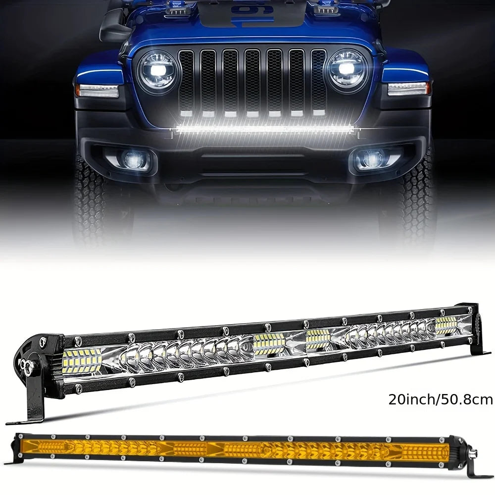 10" Yellow Light Bar