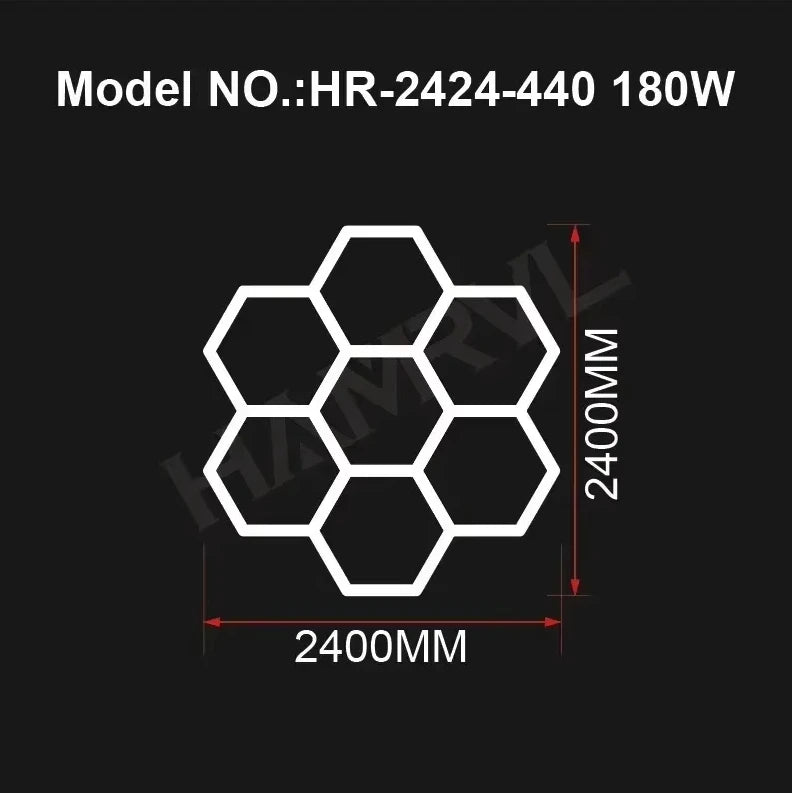 Hexagon LED Garage Light