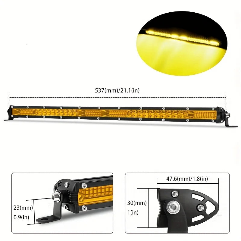 20" Yellow Light Bar