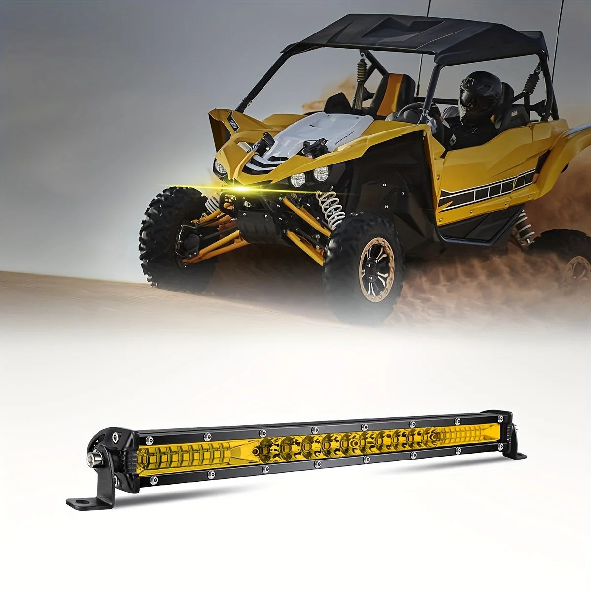 10" Yellow Light Bar
