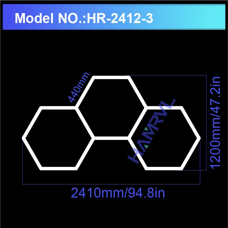 Hexagon LED Garage Light