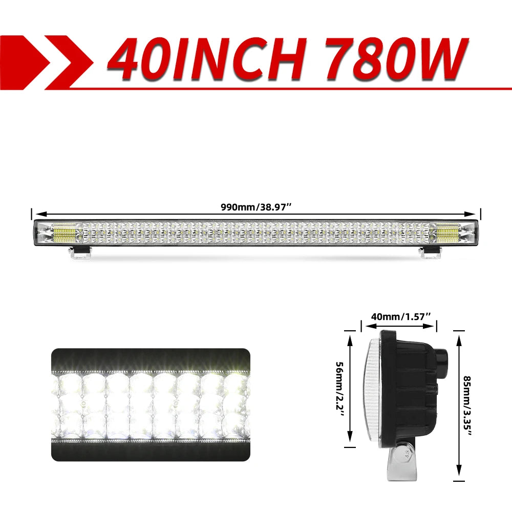 40" Light Bar - too bright