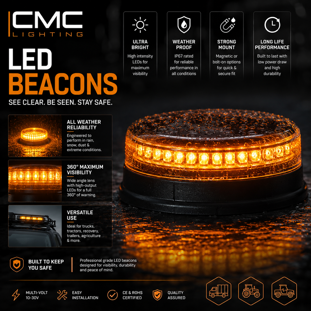 Tractor Flashing Beacon