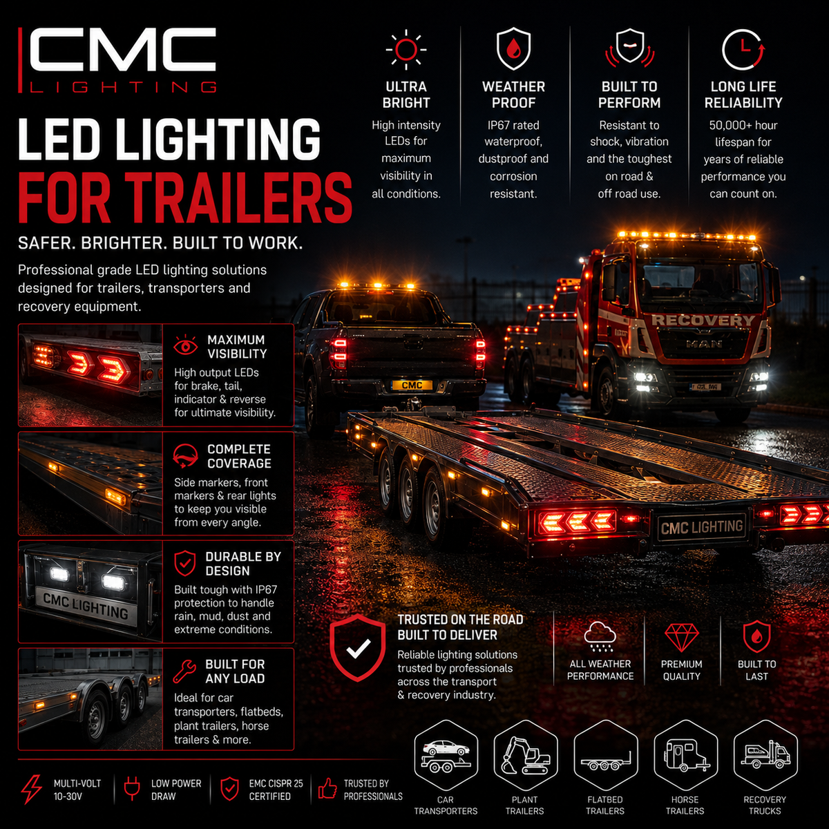 Trailer LED - Pair